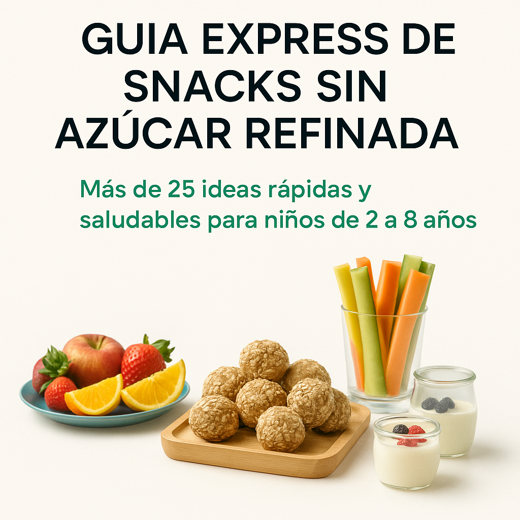 Guía Express de Snacks Sin Azúcar Refinada